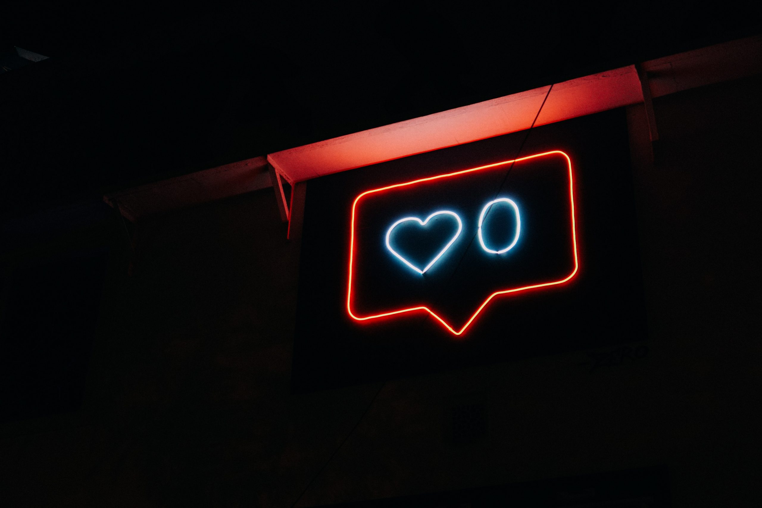 like neon sign